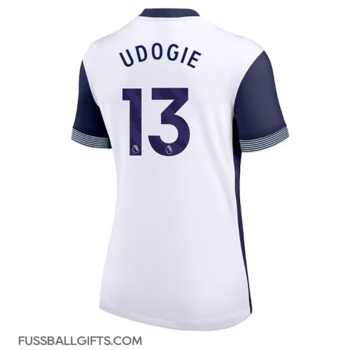 Tottenham Hotspur Destiny Udogie #13 Fußballbekleidung Heimtrikot Damen 2024-25 Kurzarm